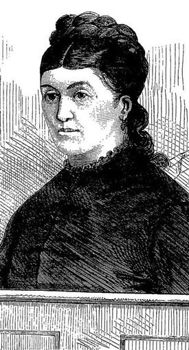 Sketch drawing of Christiana Edmunds